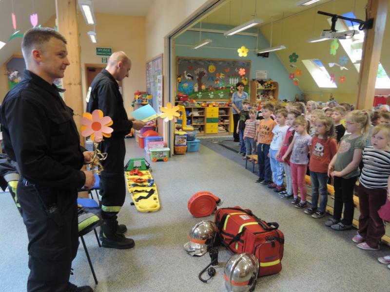 Wizyta Ochotniczej Straży Pożarnej w Przedszkolu